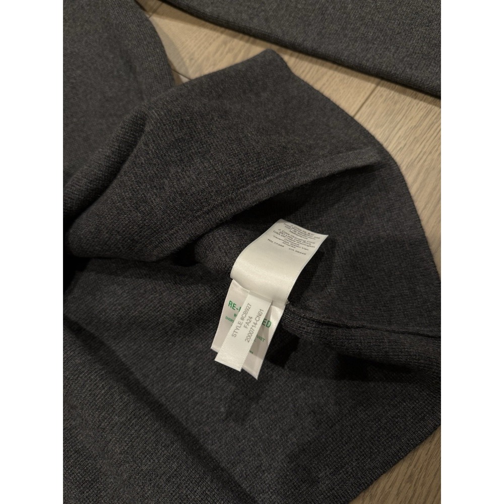 J. Crew Warwick Sweater‎ Blazer Heather Charcoal Wool Blend Size Small Preppy - Picture 5 of 6